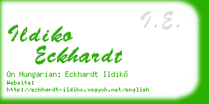 ildiko eckhardt business card